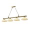 Z-Lite Cordon 4 Light Billiard, Rubbed Brass & Golden Mottle 2306-4RB-DGM14 - alternate 1